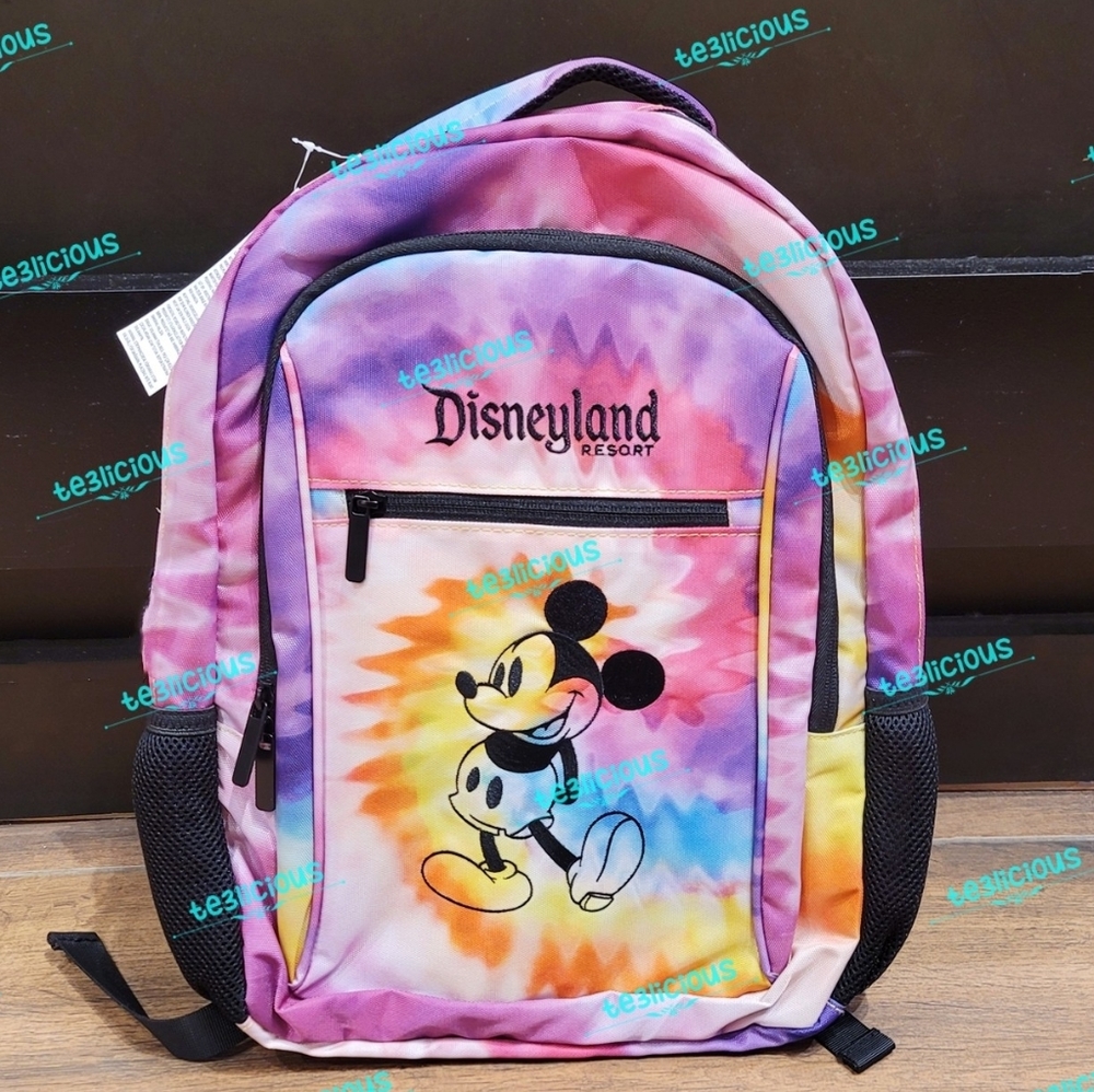 DISNEYLAND MICKEY TIE DYE USB PORT BACKPACK